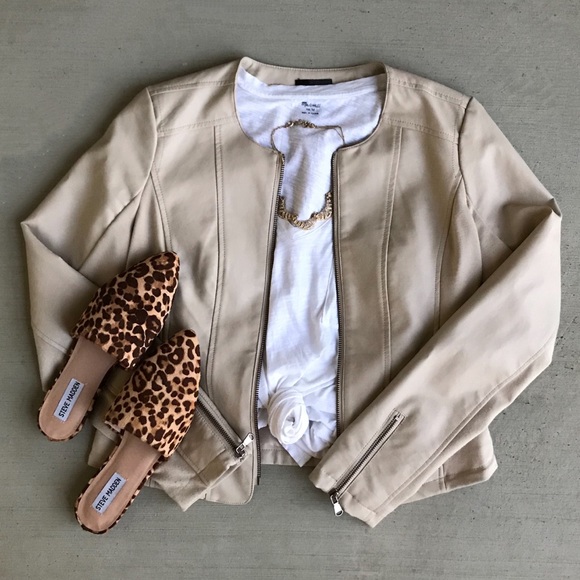 The Limited Jackets & Blazers - THE LIMITED Leather Moto Jacket